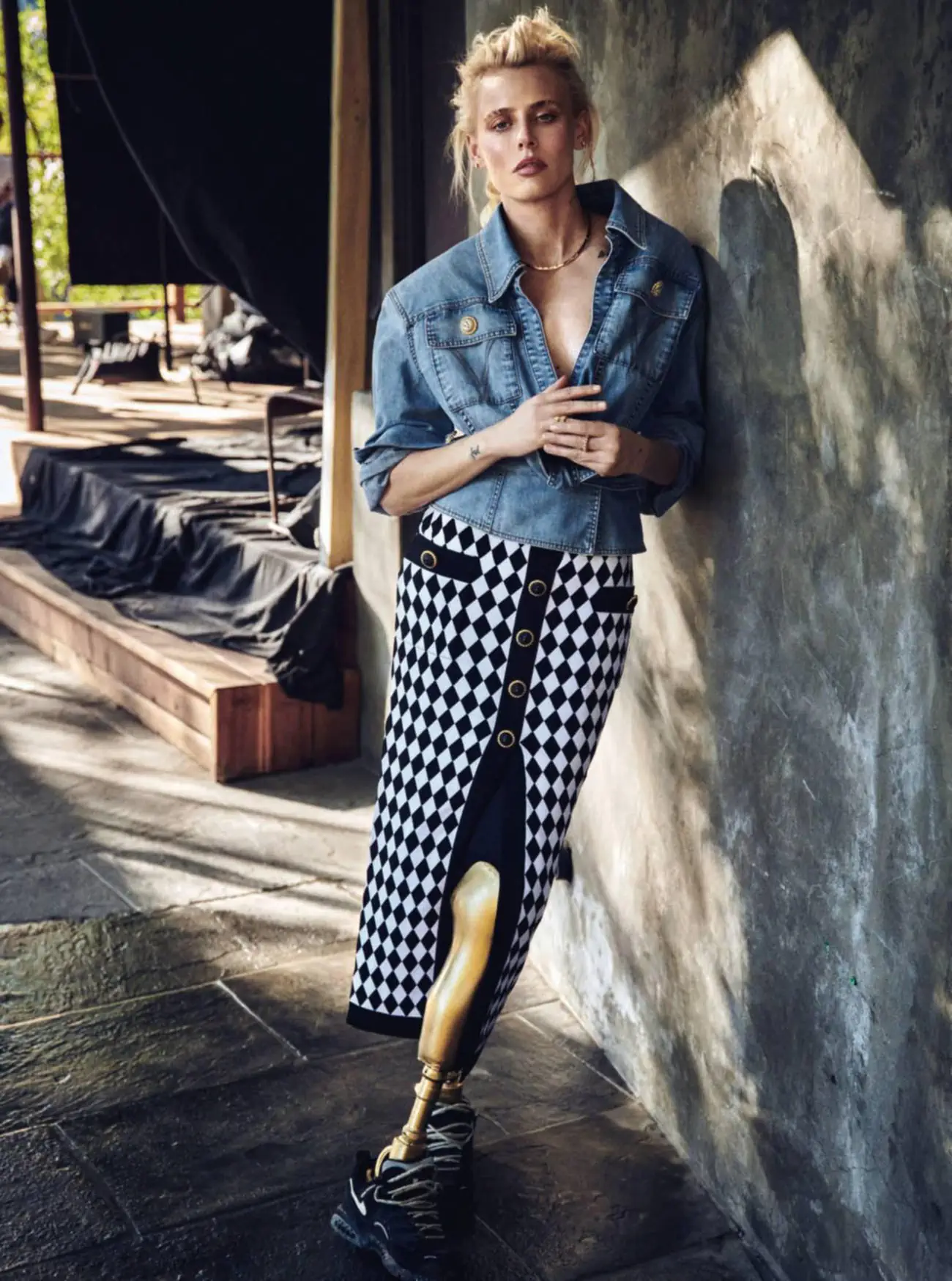 Lauren Wasser covers Madame Figaro July 12th, 2024 by Matthew Brookes